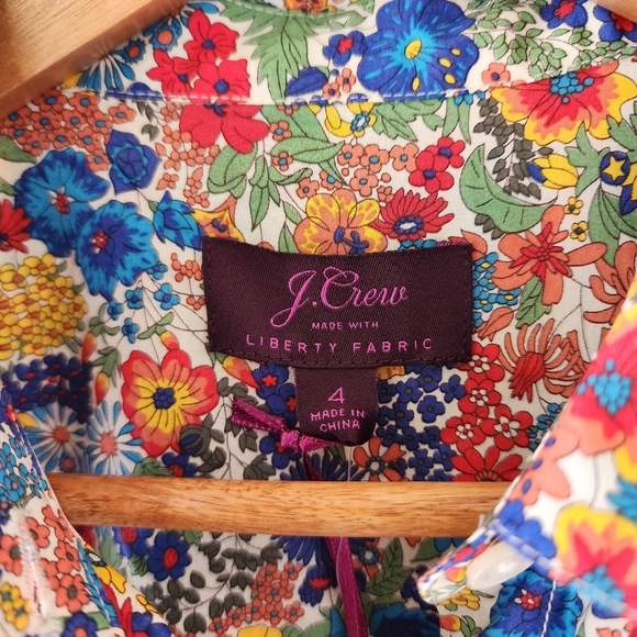 J. Crew Liberty Margaret Annie print shirt dress - Picture 10 of 15